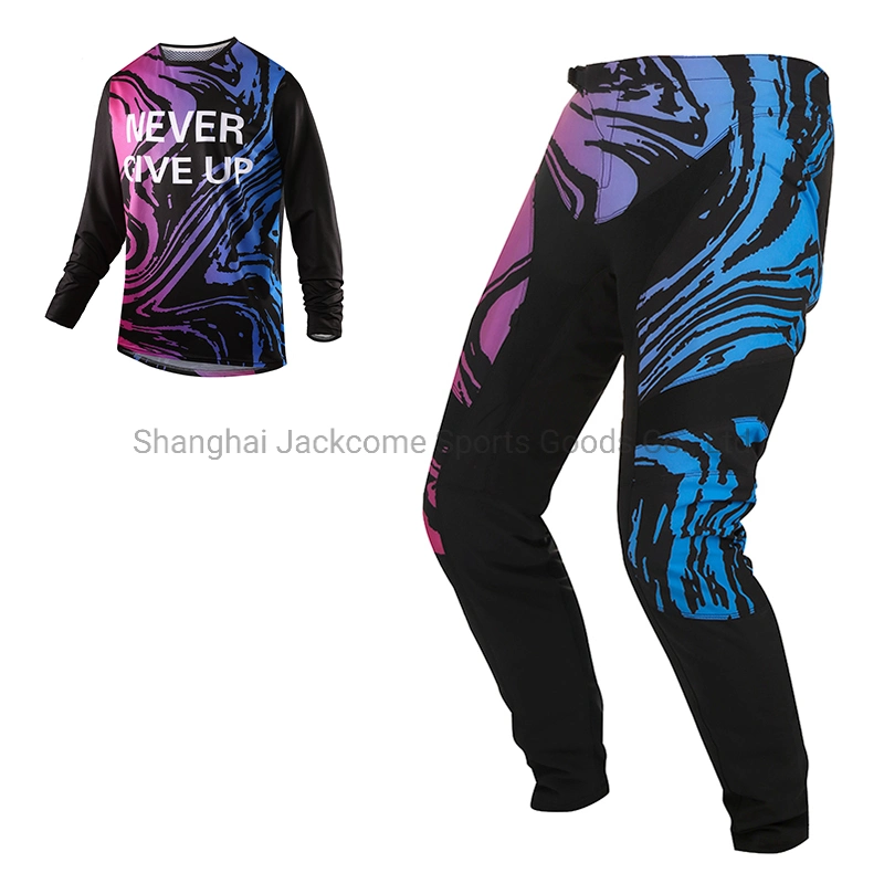 2021 New Designs Custom Made MTB Jerseys and Pants Breathable Custom Made Mx Jerseys Pants for off-Road Motocross Set/Suits